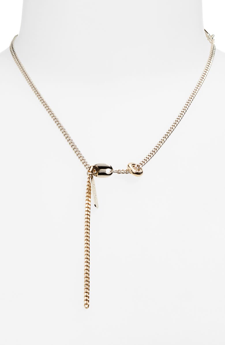 Justine Clenquet Rita Necklace, Alternate, color, Palladium