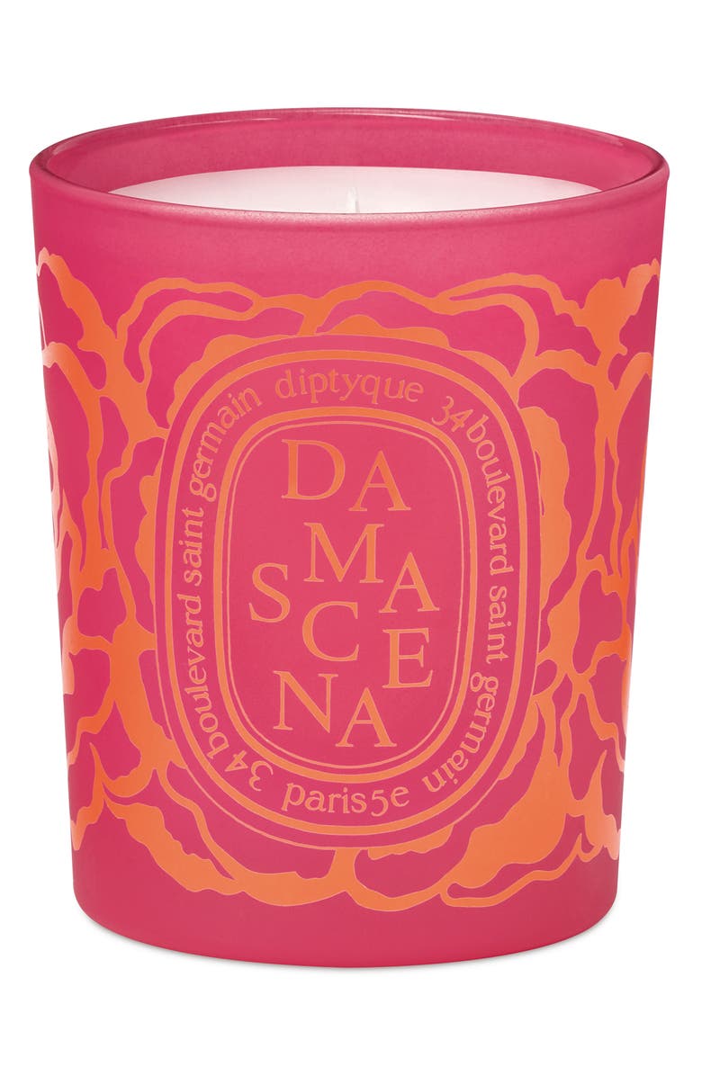 Diptyque Roses Damascena Scented Candle, Main, color, 