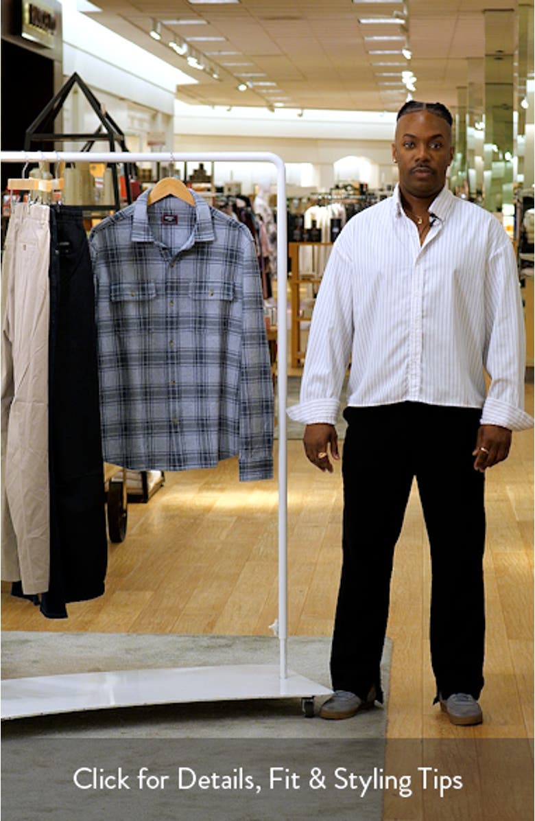 Ternhaven Sweater Flannel Shirt Jacket, sales video thumbnail