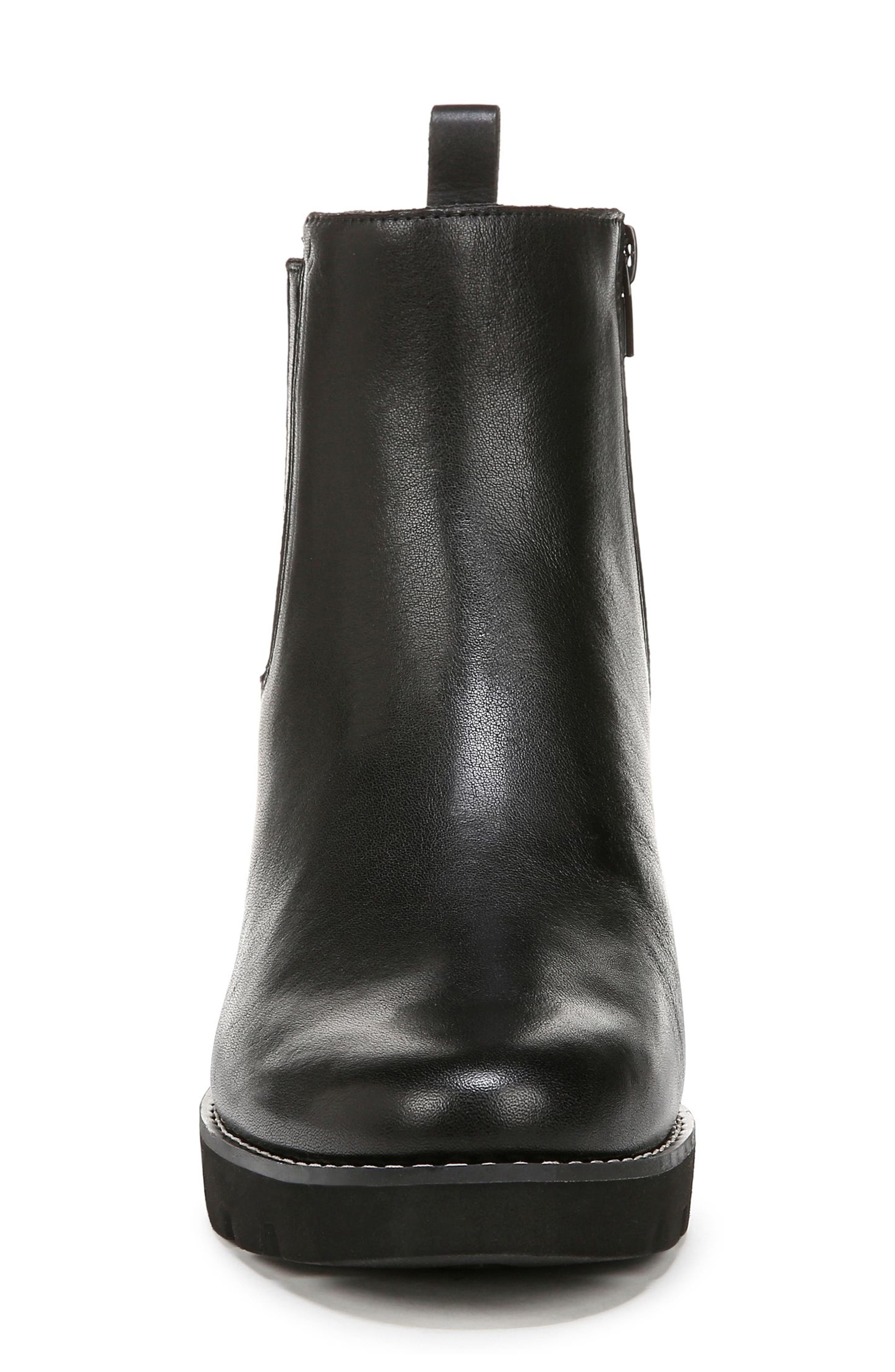 Aria Platform Bootie, Alternate, color, BLACK