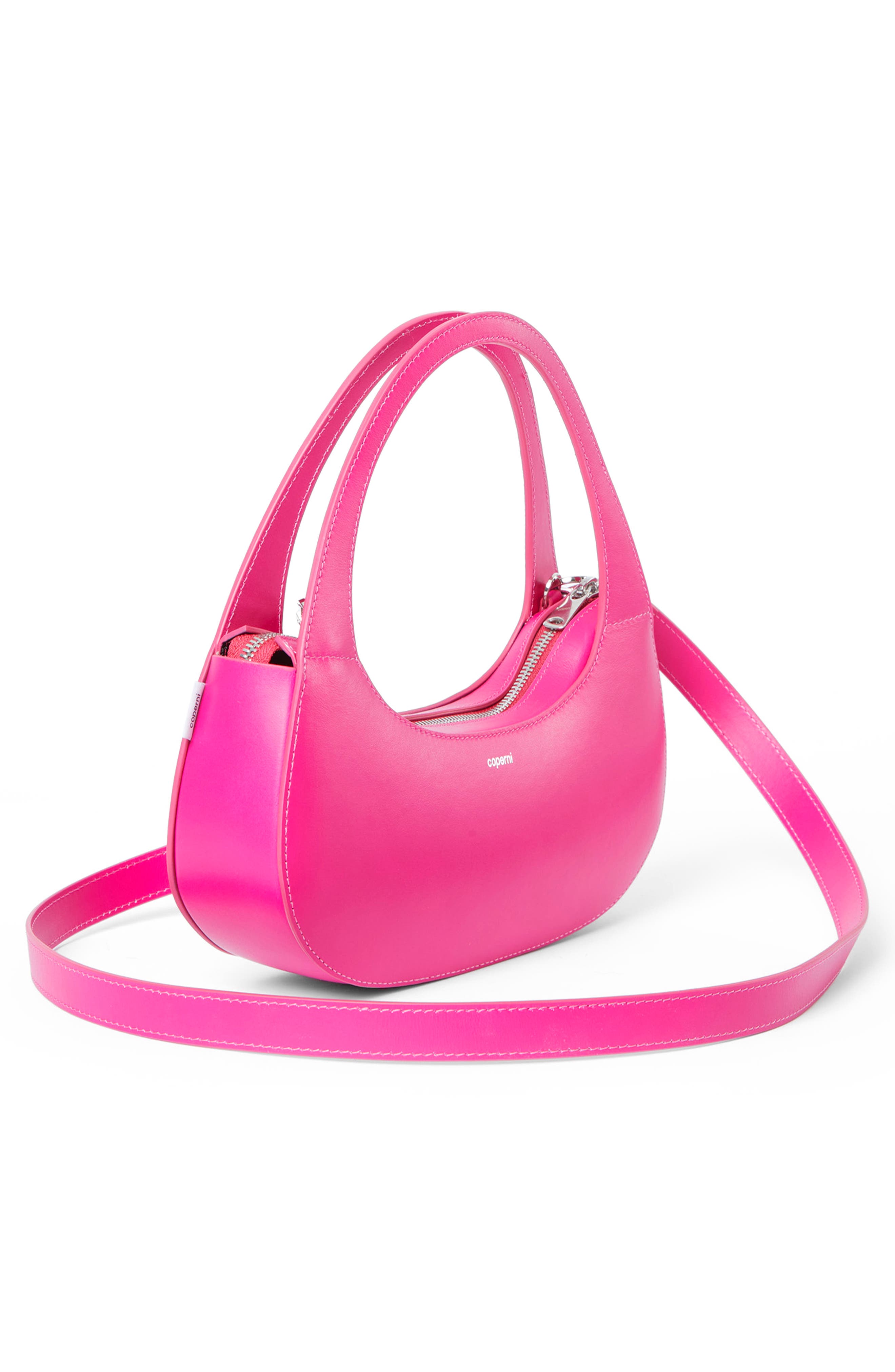 Coperni Medium Swipe Baguette Leather Top Handle Bag, Alternate, color, 