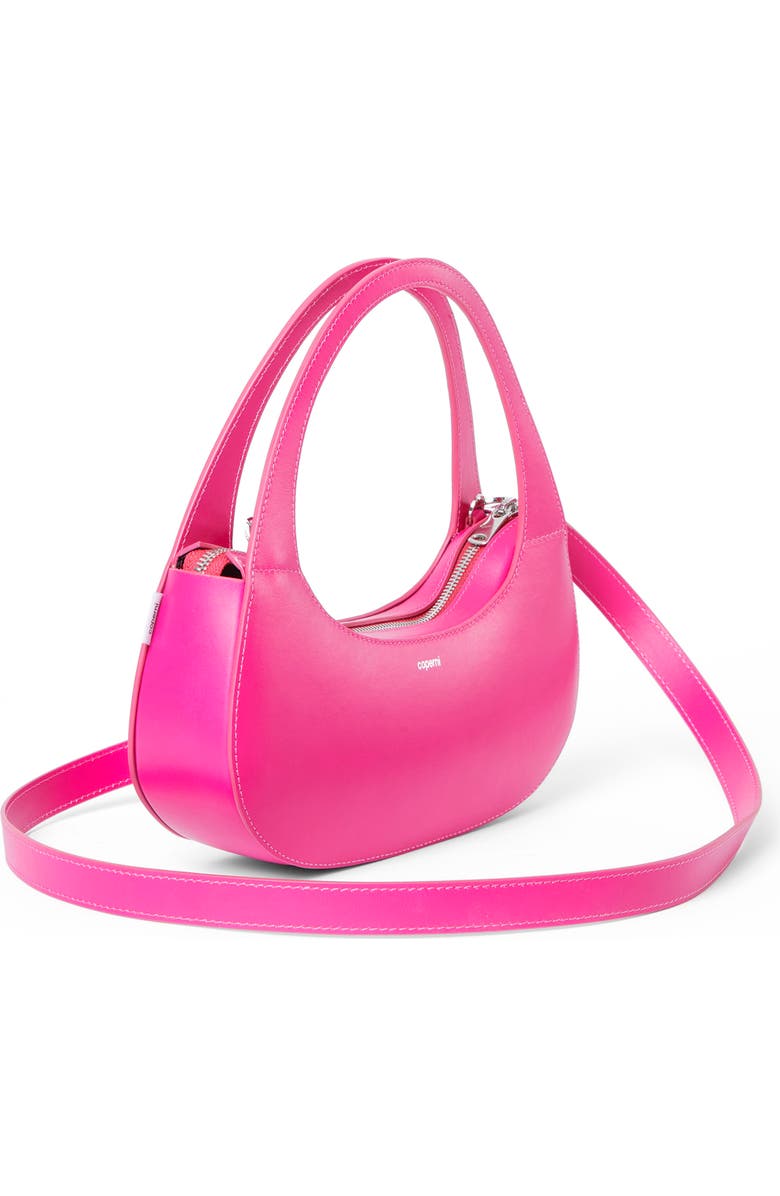 Coperni Medium Swipe Baguette Leather Top Handle Bag, Alternate, color,