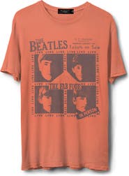 Junk Food The Beatles The Fab Four Live Graphic T-Shirt