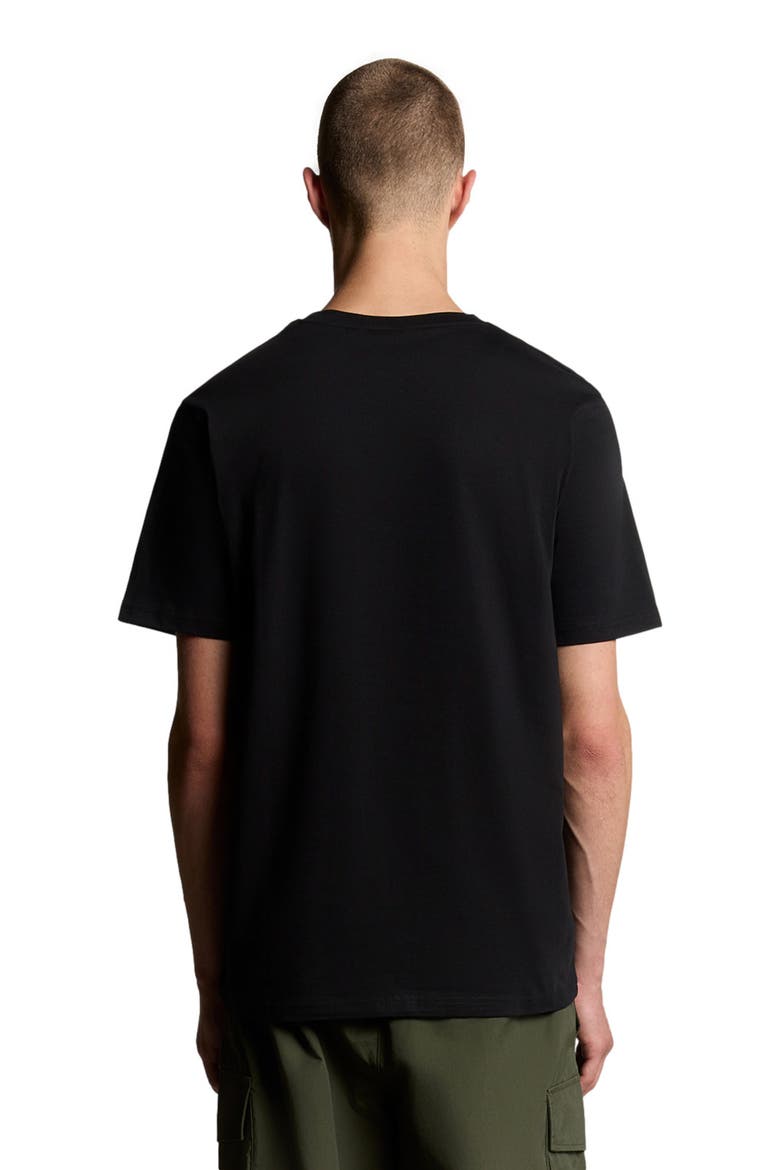 Crew Neck Short Sleeve T-Shirt, Alternate, color, Jet Black