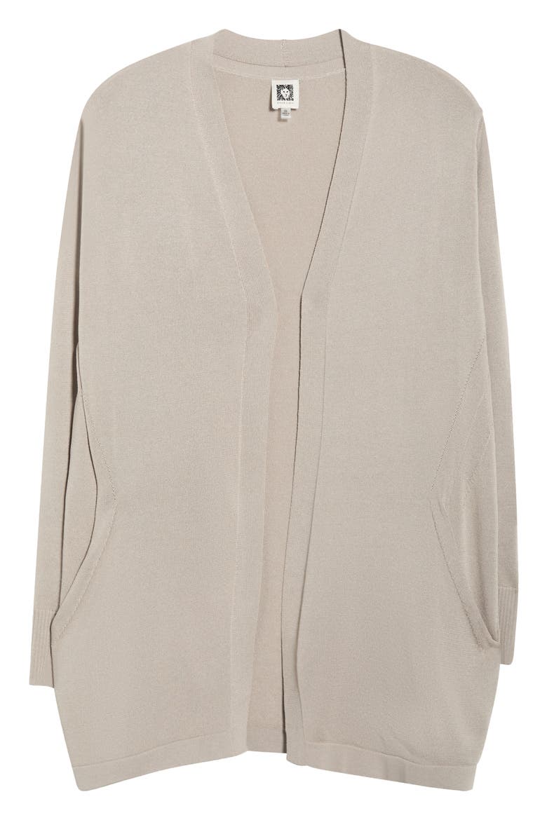 Kissing Front Pocket Cardigan, Alternate, color, PORCINI