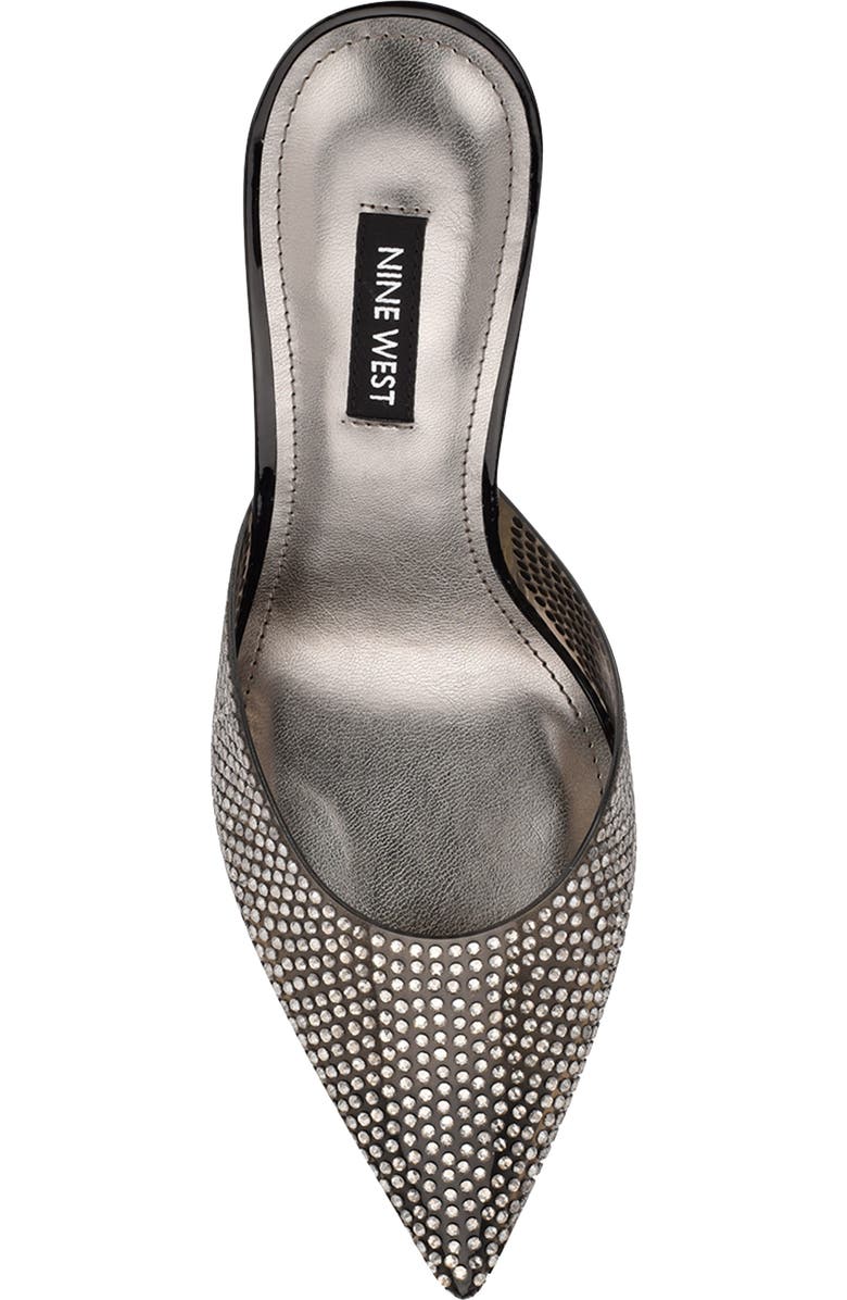 Nine West Hott Embellished Pointed Toe Mule, Alternate, color,