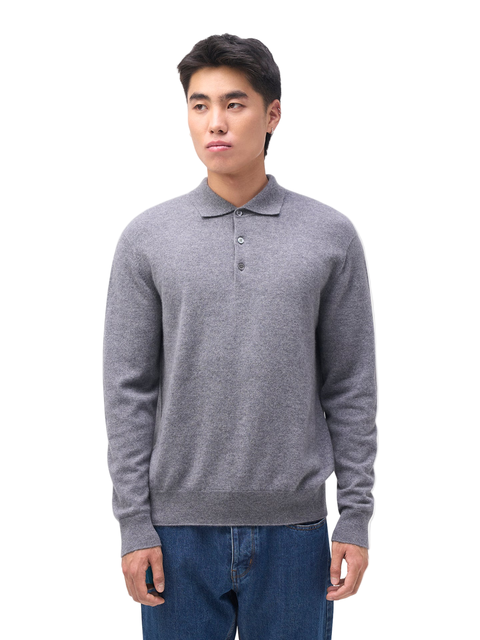 Timeless Cashmere Polo Sweater