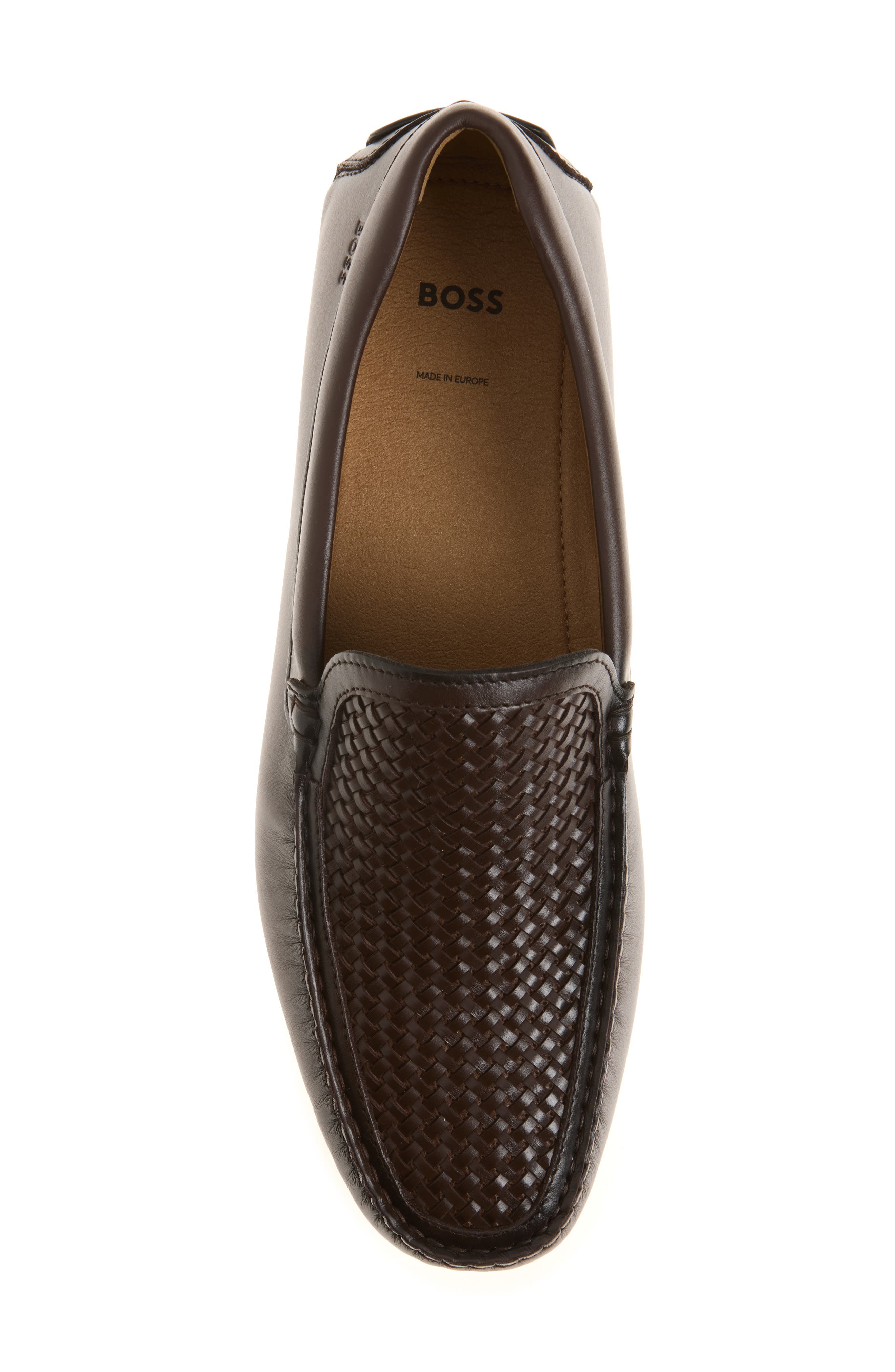 Noel Moc Toe Loafer, Alternate, color, DARK BRN