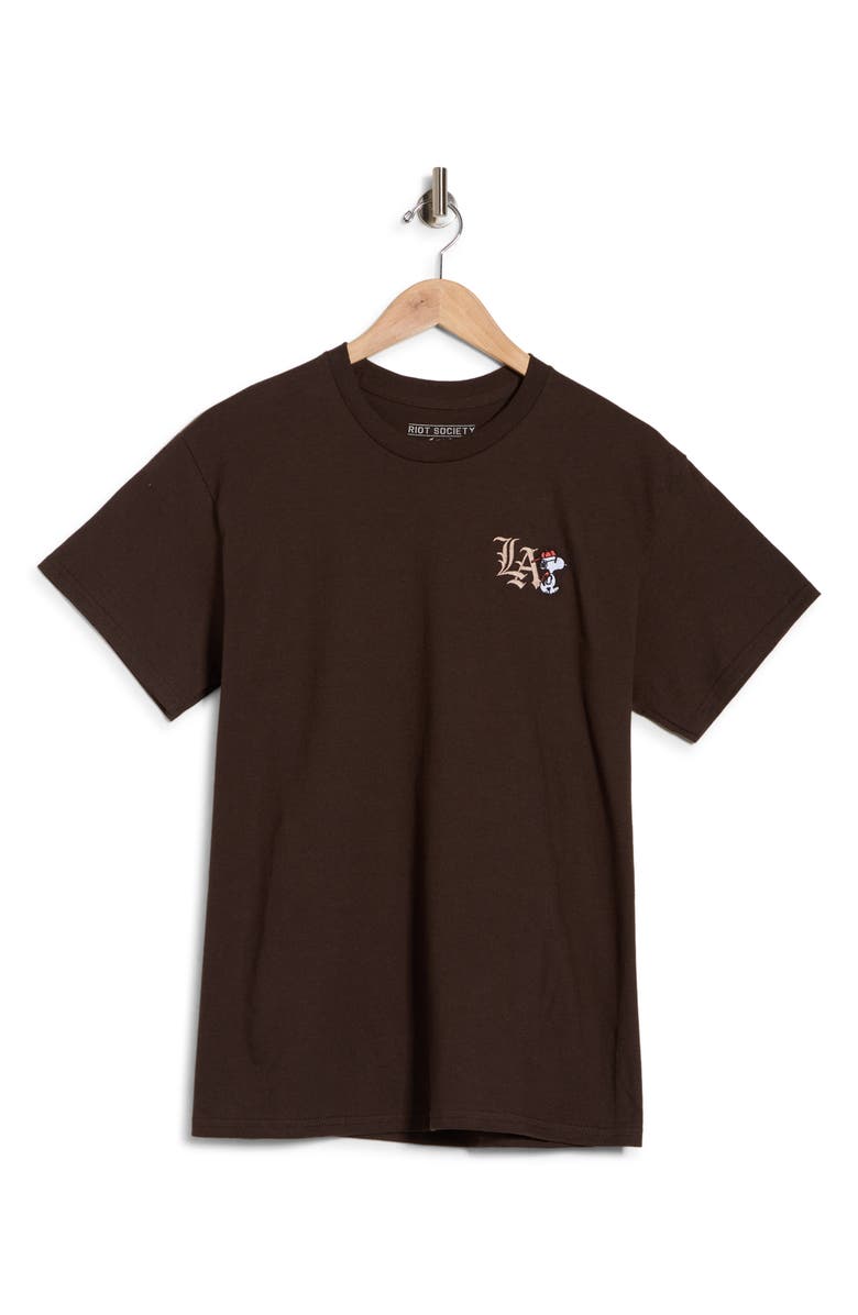 RIOT SOCIETY LA Peanuts Cotton Graphic T-Shirt, Alternate, color, 