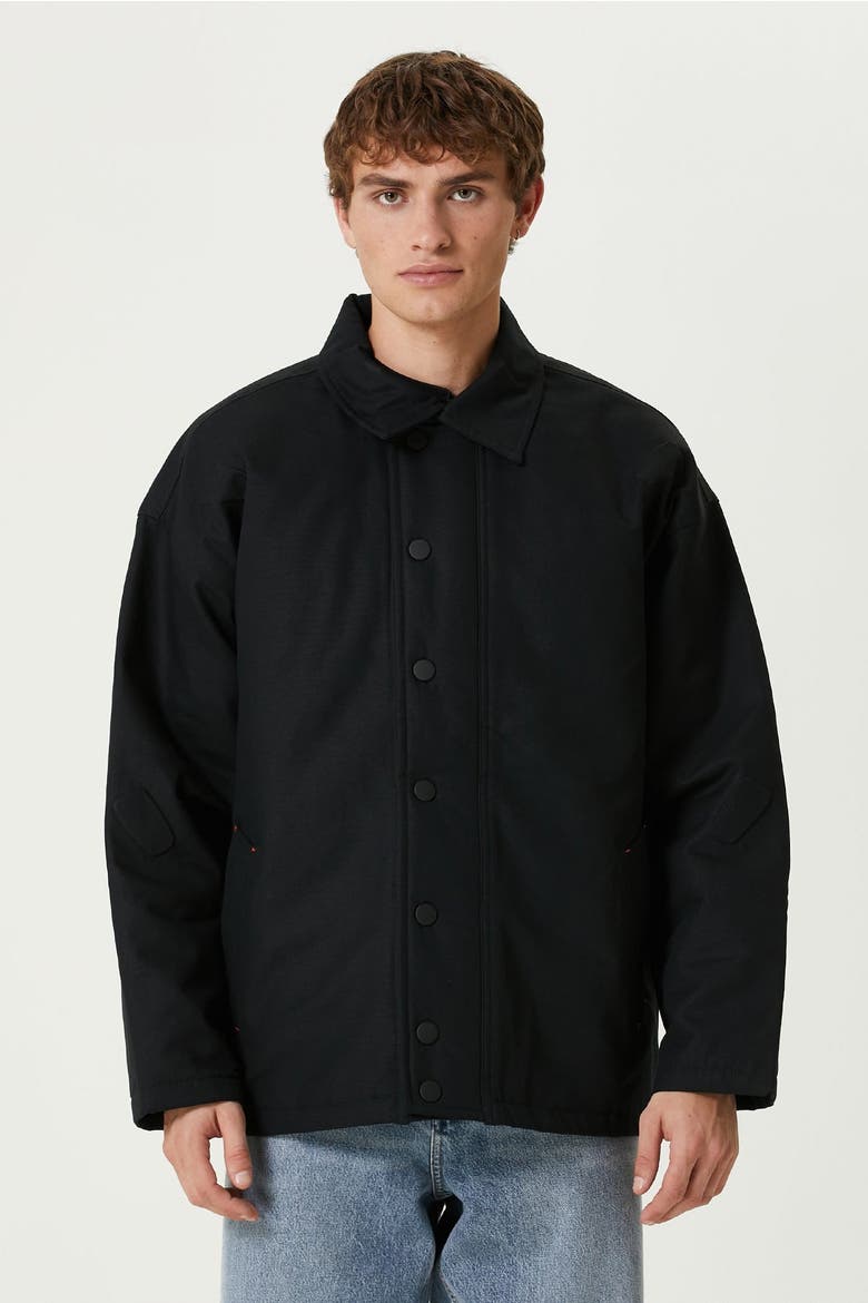 Cotton Puffer Jacket, Alternate, color, BLACK