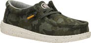 Hey Dude Kids' Wally T Stretch Jersey Camo Slip-On