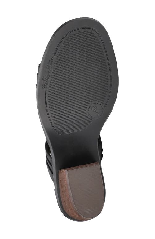 Bella Vita Quinnell Ankle Strap Sandal In Black