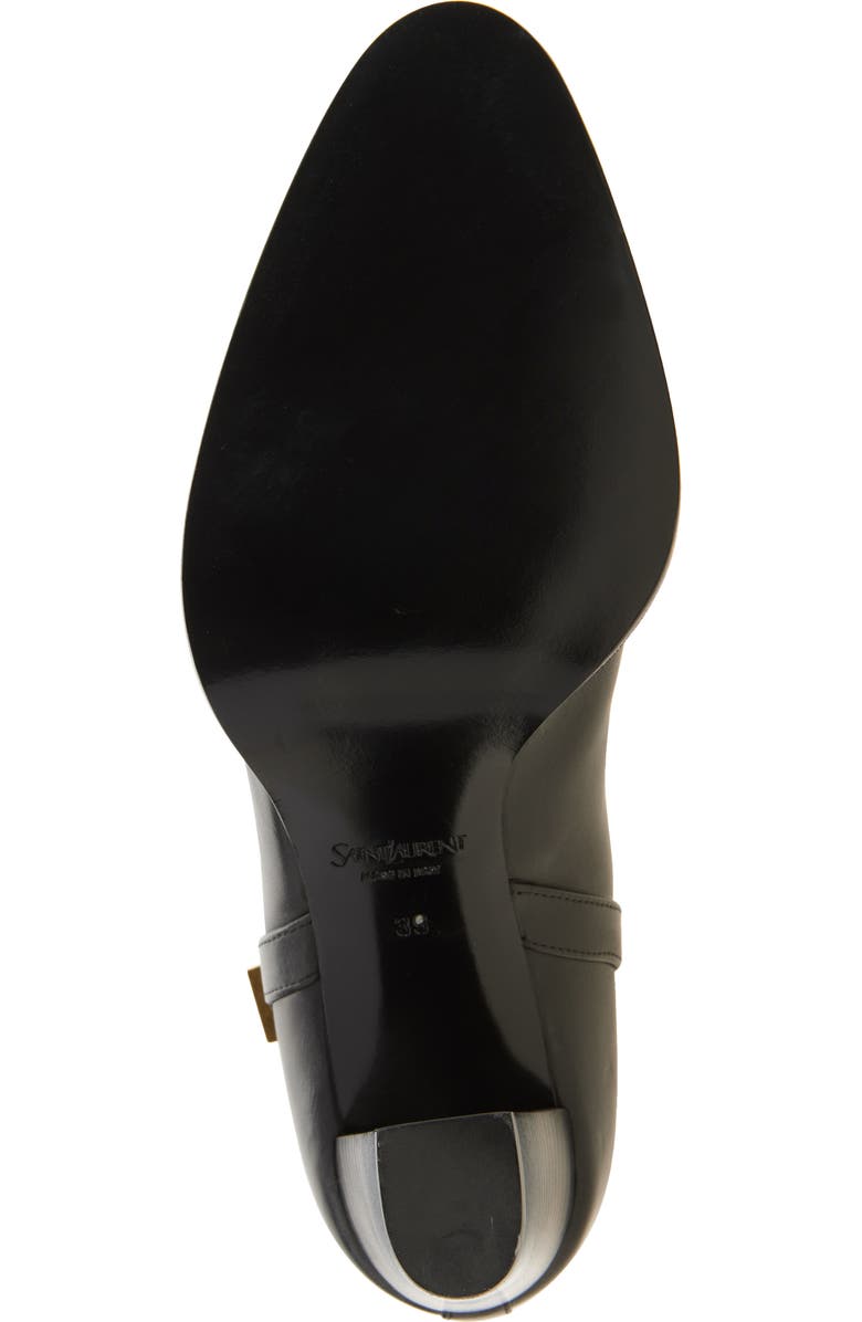 Saint Laurent Julia Divine Thigh High Boot, Alternate, color, Noir