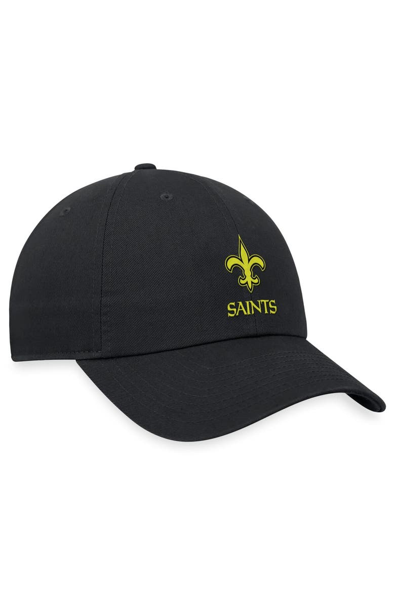 Nike Men's Nike Anthracite New Orleans Saints Heritage86 Volt Adjustable Hat, Alternate, color,