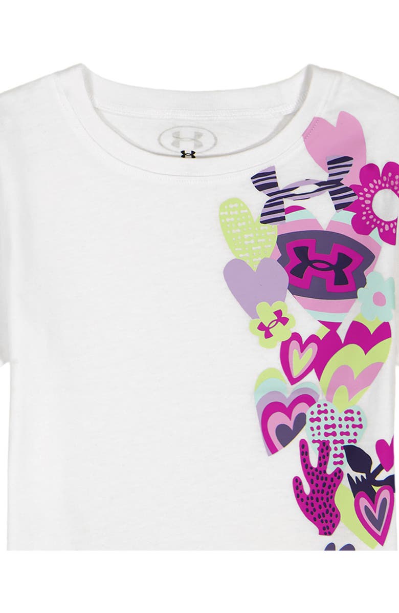 Under Armour Kids' Graphic T-Shirt & Mesh Shorts Set, Alternate, color, White