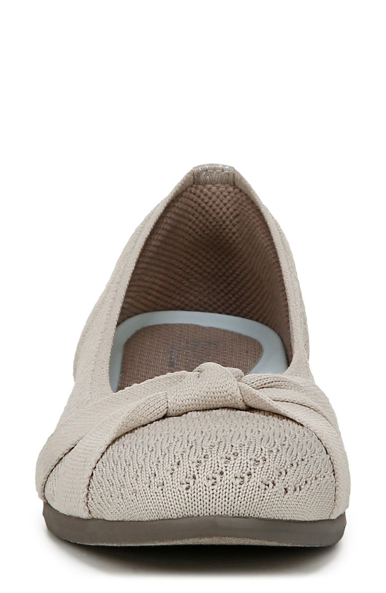 LifeStride Kissed Knit Ballet Flat, Alternate, color, Beige