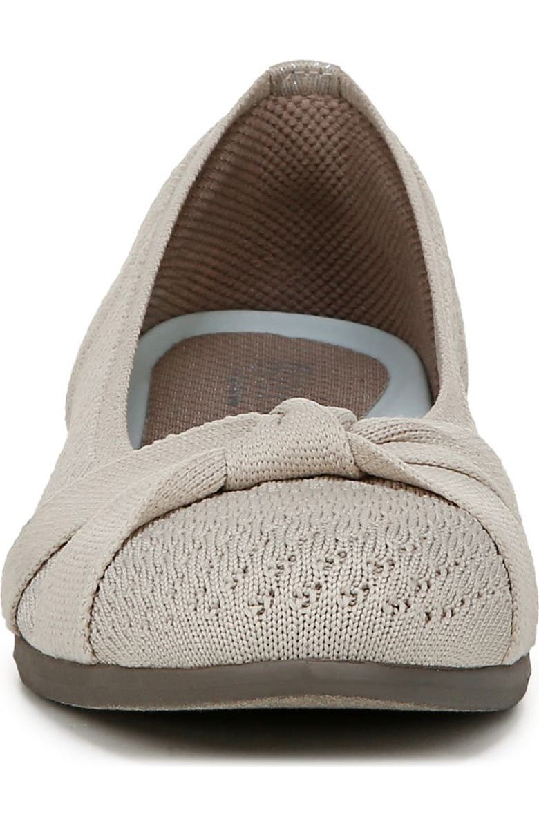 LifeStride Kissed Knit Ballet Flat, Alternate, color, Beige