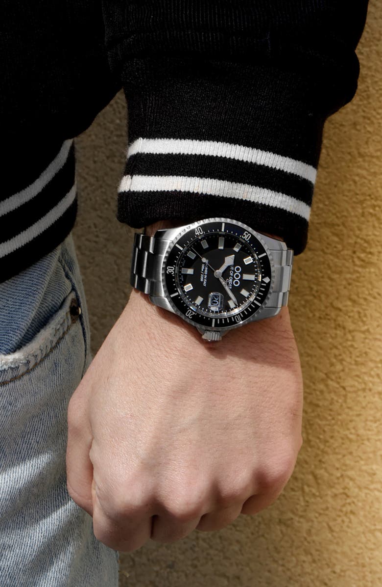 OUT OF ORDER Casanova Bracelet Watch, 44mm, Alternate, color, Black