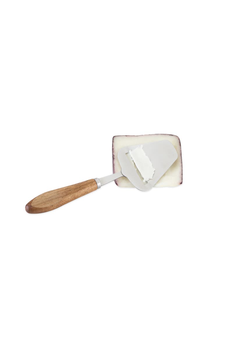 Acacia Wood Handled Cheese Plane, Alternate, color, Brown