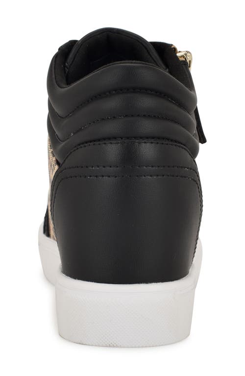 NINE WEST NINE WEST TONS LACE-UP WEDGE SNEAKER