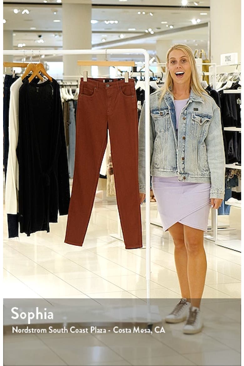 Mia High Rise Toothpick Skinny Jeans video