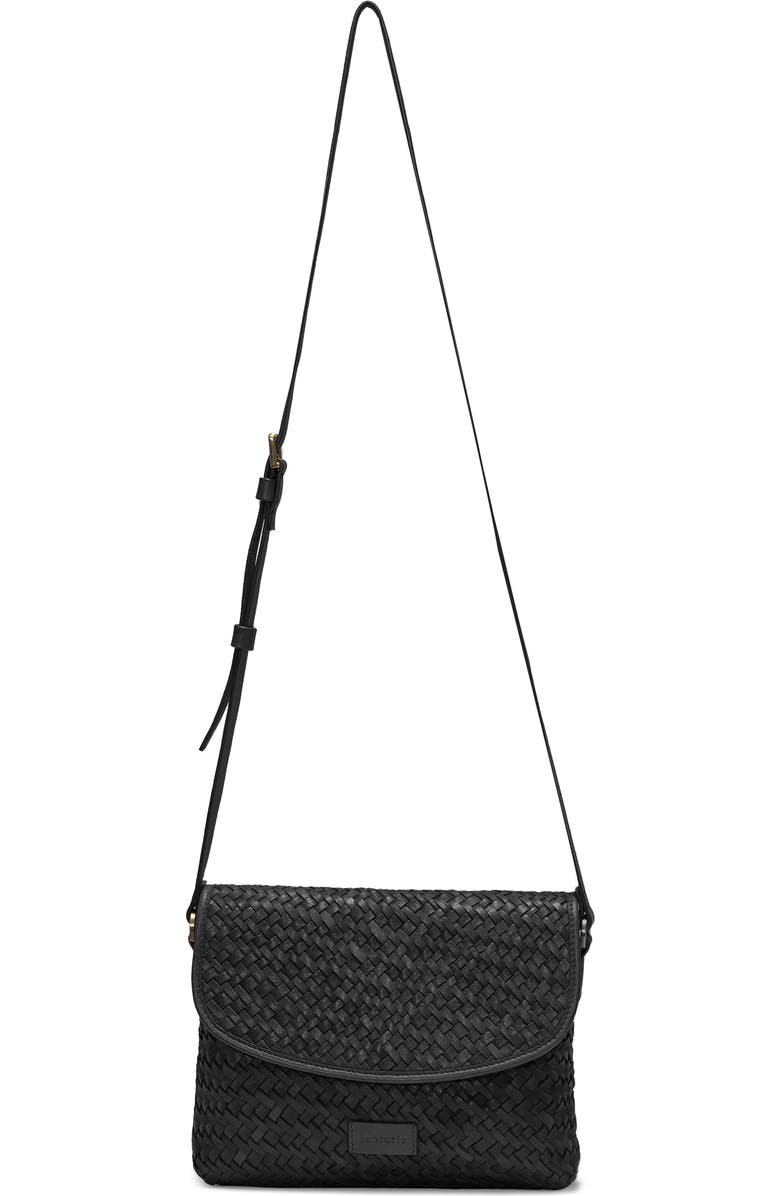 Écotorie Irving Woven Crossbody Bag, Main, color, Black