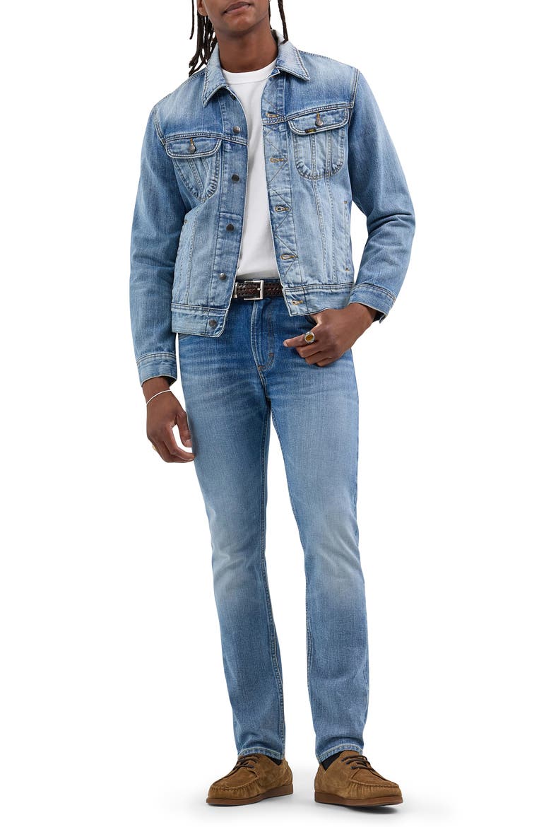 Rider Stretch Slim Straight Leg Jeans, Alternate, color, WASHED OLIVER