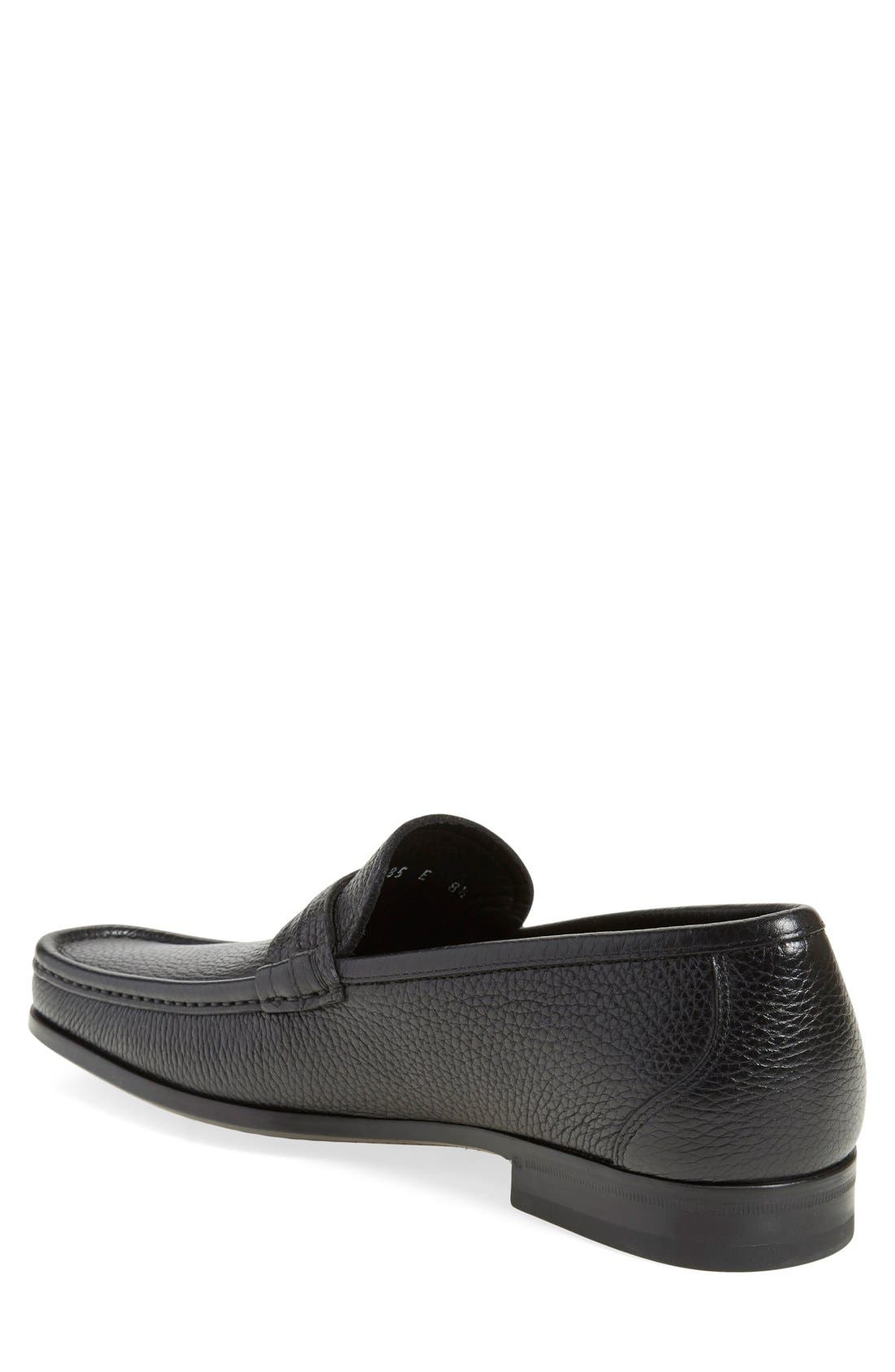 Salvatore Ferragamo 'Geneva' Bit Loafer, Alternate, color, NERO LEATHER