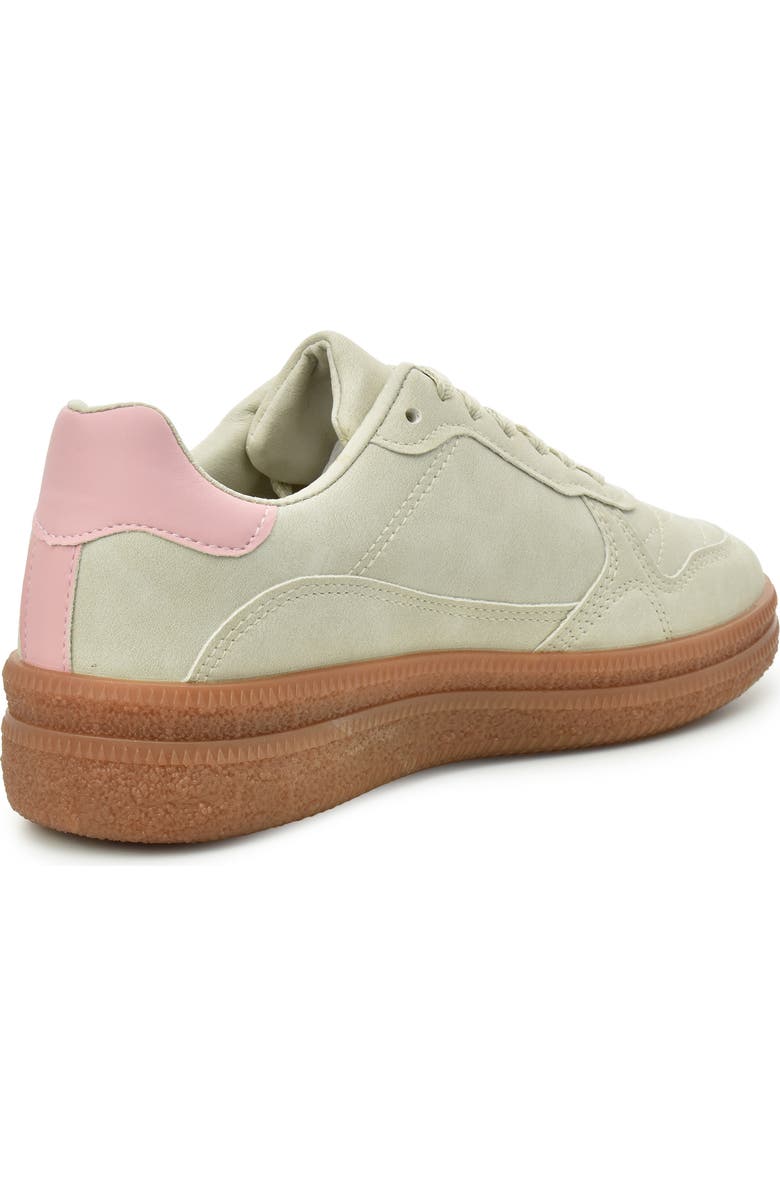 Nicole Miller Low Top Crepe Sole Sneaker, Alternate, color, Stone Blue Pink