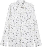 Nordstrom Floral Stretch Button-Up Shirt