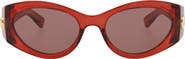 Gucci 53mm Core Round Sunglasses