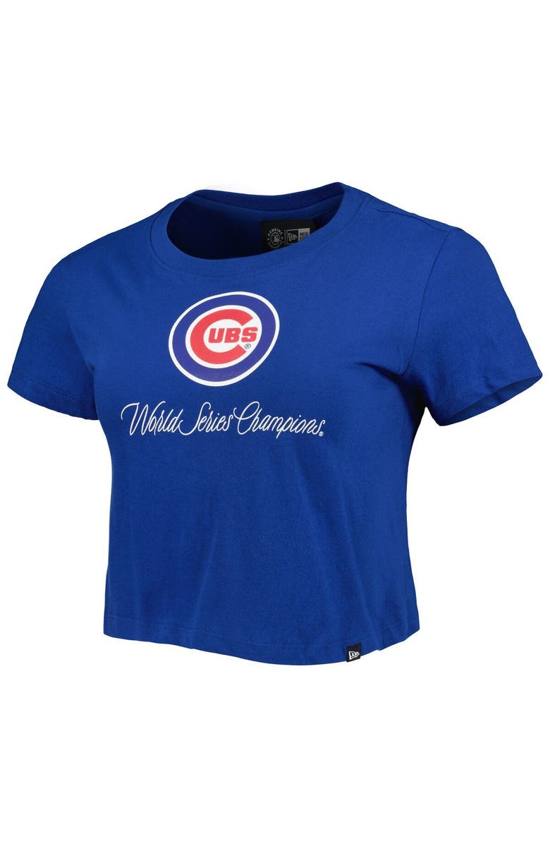 New Era Women's New Era Blue Chicago Cubs Historic Champs T-Shirt, Alternate, color,