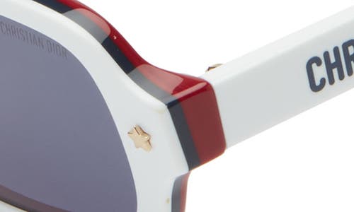 Dior Pacific S3i 52mm Rectangular Sunglasses