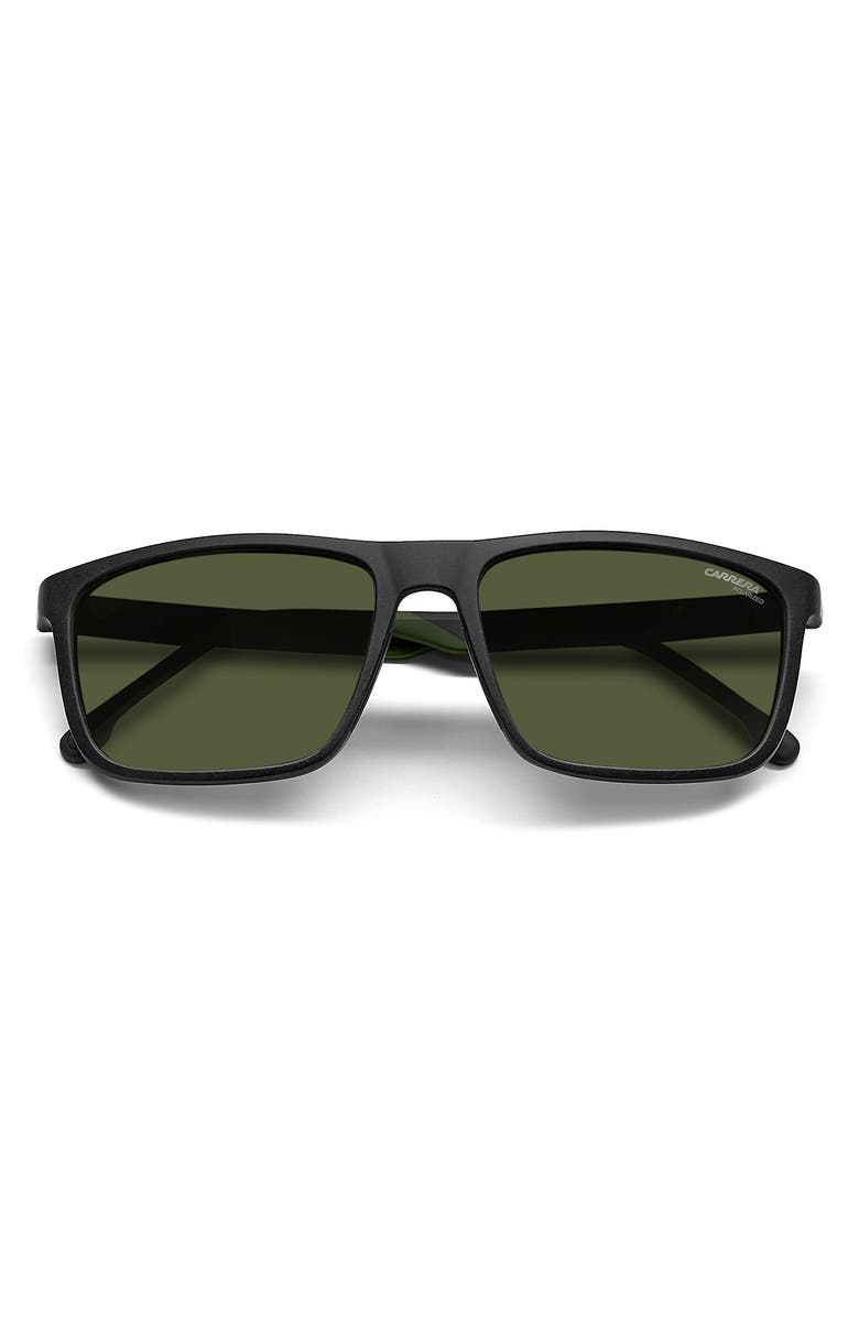 Carrera Eyewear 58mm Polarized Rectangle Sunglasses, Alternate, color,