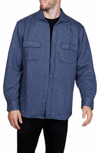 TailorByrd Diamond Quilted Shirt Jacket