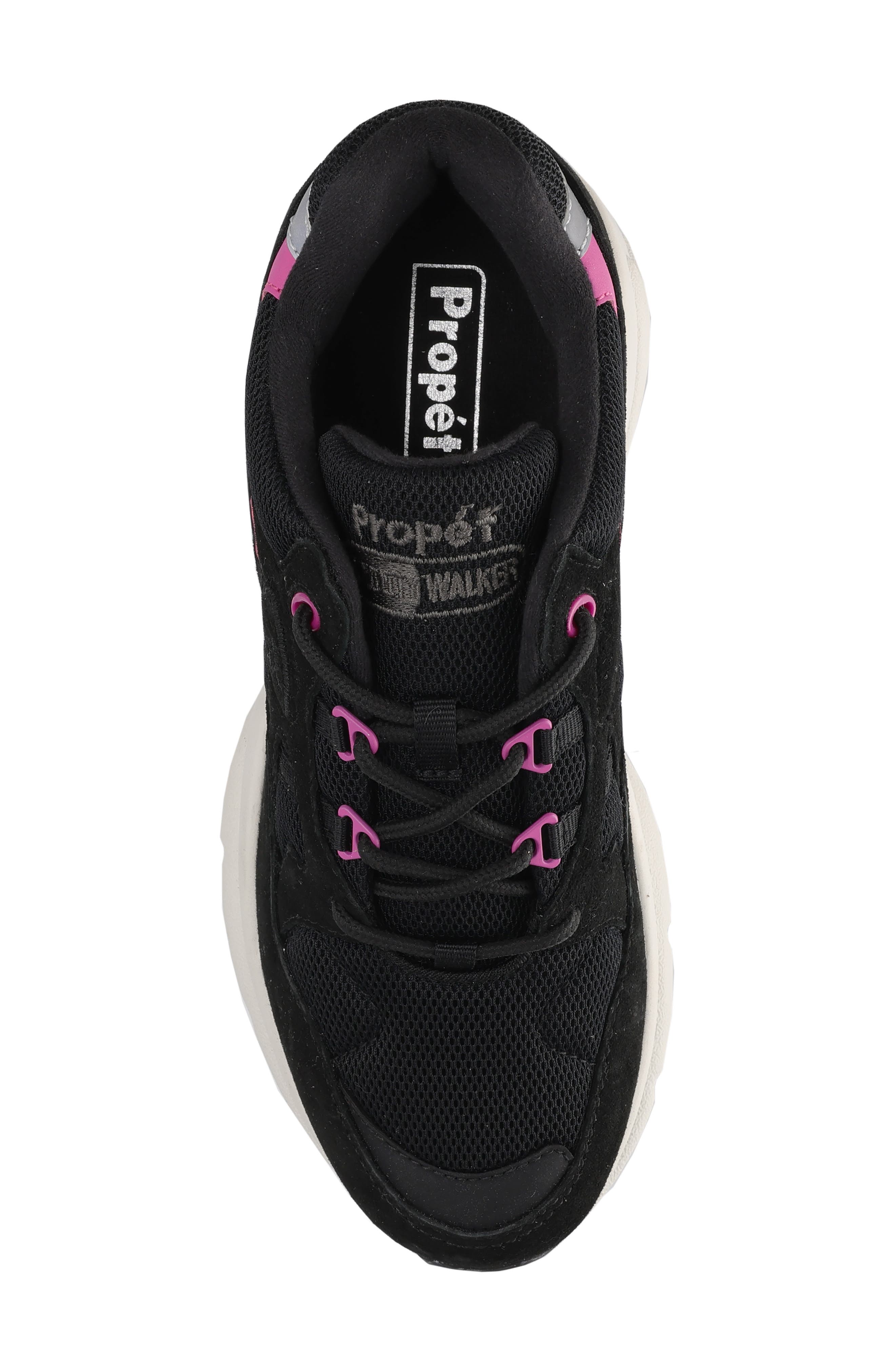 Propét Stability Fusion Sneaker, Alternate, color, Black/ Pink
