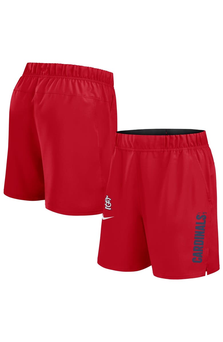 Nike Men's Nike Red St. Louis Cardinals Woven Victory Performance Shorts, Alternate, color, Red