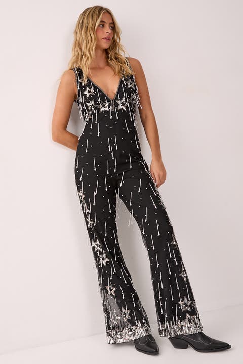 Droplet Plunge Jumpsuit