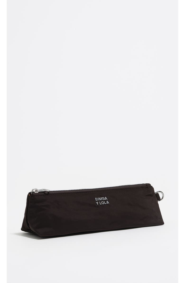 Bimba y Lola Small Make-Up Case, Main, color, Charcoal