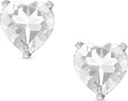 Lily Nily Kids' Cubic Zirconia Heart Stud Earrings