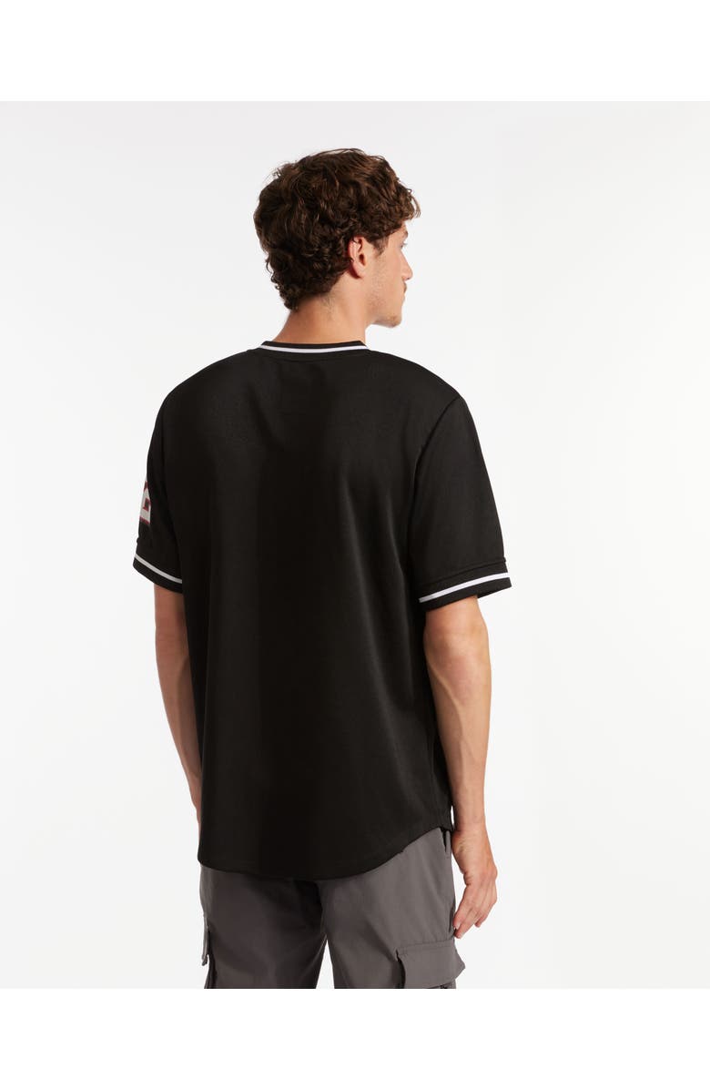 Ecko Unltd. At Bats Button Front Top, Alternate, color, Black