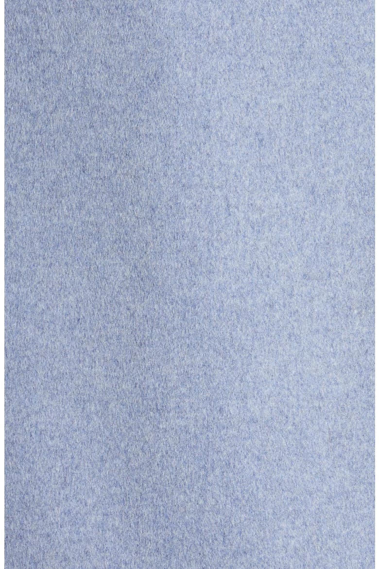 Notch Collar Coat, Alternate, color, BLUE HEATHER