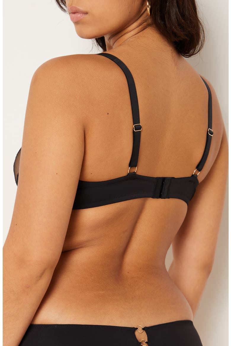 Inoubliable Underwire Bra, Alternate, color, BLACK