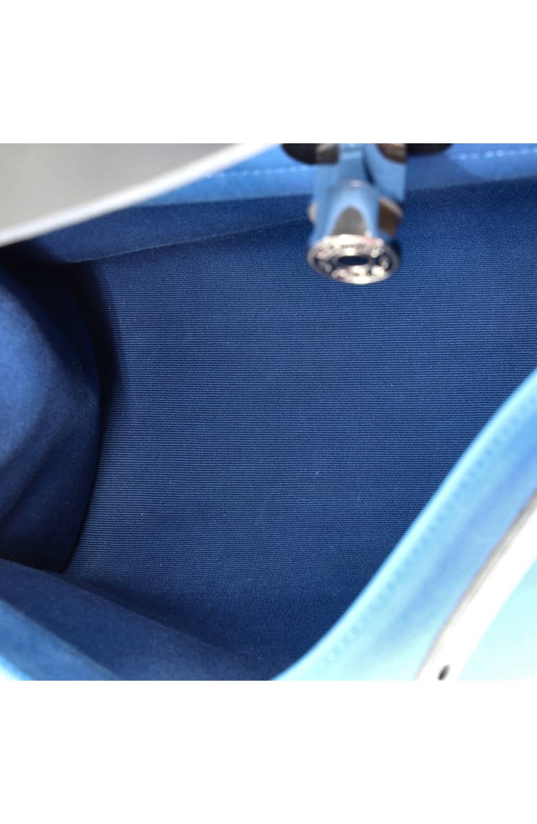 Pre-Owned Hermes Herbag Zip Leather and Toile 31, Alternate, color, Bleu De Galice