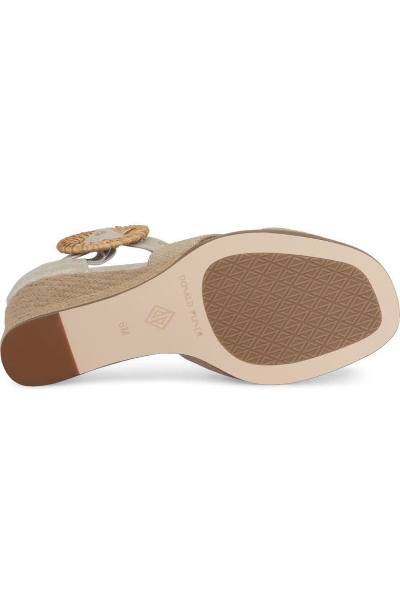 Donald Pliner Wedge Sandal, Alternate, color, Platino