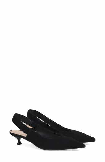 AGL Lenor Slingback Pointed Toe Kitten Heel Pump