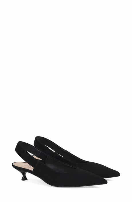 AGL Lenor Slingback Pointed Toe Kitten Heel Pump