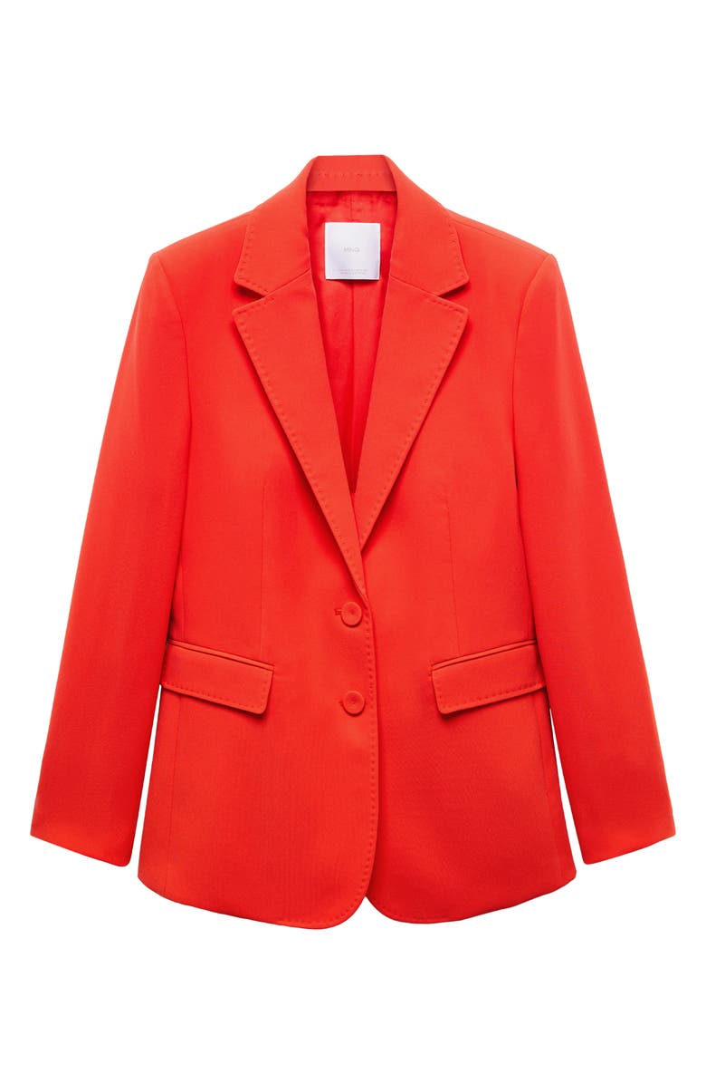 MANGO Straight Fit Suit Blazer, Alternate, color, 