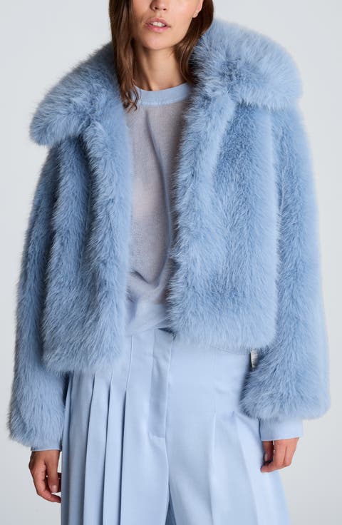 Faux Fur Cropped Jacket