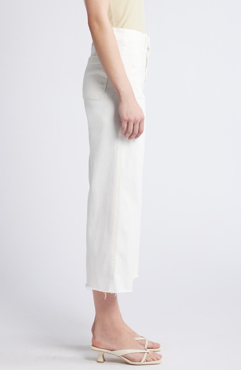 PAIGE Anessa High Waist Wide Leg Jeans, Alternate, color, Tonal Ecru